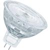 OSRAM Lamps Riflettore LED, Mr16, Gu5 3.8 W, Trasparente, Bianco Caldo, 2700 Kelvin