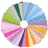 Pyralidsg 35 Pezzi Tessuto Cotone, 25 x 25cm Stoffa Patchwork, Motivi Floreali e a Pois Tessuto Cotone Stoffa, per Patchwork, Cucito Creativo, Quilting e Hobby Creativi (Multicolore)