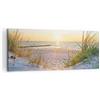 ARTTOR Stampe da Parete Moderne 100x40 cm Quadro su Tela Paesaggi Marino - 3989 | Duna Spiaggia Mare Quadro Decorativo Grande 1 pezzo Soggiorno Camera da Letto Arte da Parete Decorazione da Parete ARTTOR