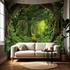Generic Tappezzeria da Parete con Scena di Foresta - Decorazione per la Casa Ispirata alla Natura per Soggiorno, Camera da Letto, Ufficio