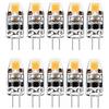 WELSUN LED G4 Lampadina 1.5W 150LM LED COB LED 0705 SMD 3000K / 6000K AC/DC 12V 10pcs (Color : Warm White)