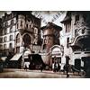 KUSTOM ART Poster Decorativo da Parete Serie Paesaggi e Città Parigi Locale Moulin Rouge Foto d'Epoca Stampa su Carta Patinata 40x30cm Senza Cornice