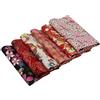 Jukway 6 Pezzi Tessuto Cotone 40x40 cm Stoffa Patchwork Quadrati, Tessuti Bronzante Motivi Floreali Stoffe per Cucito Creativo, Trapuntatura, Decorazione, Hobby Artigianale (Rosa)