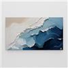 Giallobus - Quadro - 49 - Mare onda blu - Tela Canvas Telaio Standard - 100L x 60l cm - Pronto da appendere - Quadri moderni per la casa