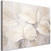 Feeby Stampa su Tela - Quadri Moderni Soggiorno - Quadro Camera Da Letto - Foglie di piante beige natura 3d boho - 120x80 cm - Decorazioni Parete