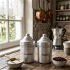 Generico Barattoli Cucina Zucchero e Caffè in Alluminio, Barattolo Contenitore Elegante per Assaporare o Offrire un Caffè con Stile