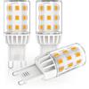 Auting Lampadina LED G9 3W 2700K 580LM Classe B 3 Pezzi | Sostituisce alogene 50W-60W con fascio 360° e attacco AC220-240V per illuminazione decorativa