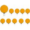ADZJOY 5/10 Pezzi G4 COB LED Lampada Chip Tipo Orizzontale Inserto Luce Ultra Luminosa Luce for Mobile 3W 5W DC12V sostituire Lampadina alogena(Warm White,10PCS 3W 18 Beads)