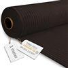 DreamRoots Tessuto Velluto a Coste al Metro, Dark Chocolate, 1 m | Stoffa velluto per tappezzeria, scampoli velluto al metro, 380 g/m², 140 cm, divani, cuscini, arredo