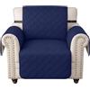 Ystyle Copripoltrona 1 Posto Con Braccioli, Blu Navy | Copridivani Trapuntato con Tasche, Copri Divano Antigraffio Gatto, Protegge da Macchie, Peli e Graffi, Ideale Animali