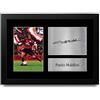 HWC Trading FR A4 Paolo Maldini Gifts - Foto autografata stampata per fan e tifosi, formato A4, con cornice