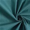 Generico Tessuto Cotone 100% a Pois- 100 cm x 148 cm Stoffa per Cucito, Tessuti al metro, Stoffa cotone al metro, Cotoni per cucire (18 colori disponibili) (Verde petrolio)