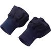 WaiYeeHei 1 paio di polsini tubolari in maglia elastica, materiale di ricambio per giacche imbottite, cappotti, maniche, polsini, cucito, fai da te, blu navy