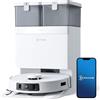 ECOVACS DEEBOT T30C Pro OMNI Robot Aspirapolvere Lavapavimenti con Stazione Pulizia, Aspirazione 12800Pa, Spazzola ZeroTangle 2.0, TruEdge, Svuotamento Automatico, Asciugatura a 45°C, Assistente YIKO