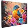 MuchoWow© Quadro Moderno Soggiorno Decorazioni Da Parete Quadri Su Tela Da | 40x30 cm - Salotto Grandi Foto Con Cornice Stampe Su Tela Camera Da Letto Graffiti - Uccello - Fiori - Strada