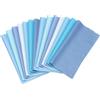 PATIKIL 14 Pezzi Pacchetti Di Tessuto In Cotone 4 X 4 Inch Blu | Per Cucire Trapunte Patchwork Lavoretti Fai Da Te, Quadrati Di Tessuto Pre-tagliati A Colore Unito