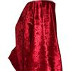 A-Express Premium Morbida Velluto Schiacciato Tessuto Materiale Tenda Cuscino Sartoria 140cm Larghezza - 1 Metro 100cm x 140cm Rosso
