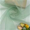 Wambere 100cm×150cm Tessuto in organza, tulle al metro, tessuto per cucito, fai da te, abbigliamento, abiti da sposa, feste, compleanni, matrimoni, decorazioni di sfondo, verde fagioli