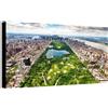 Wallazz Quadri Moderni Soggiorno New York, Skyline - 100% Made in Italy - Stampa HD su Tela Canvas - Quadro Camera da Letto - Qualità Artigianale - 60x120cm