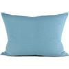 SYLC Fodere Per Cuscini Da Esterno Con Cerniera, Copricuscini Esterno Impermeabili, Copri Divano Sedile Giardino Pallet Caravan Camper (Grey-blue,Pillowcase 30×50cm)