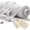 DreamRoots Stoffa cotone al metro 1Mx160cm 145 g/m² - Tessuti per tende a metro da interno, cucito creativo - Tessuto a metraggio, Bianco
