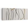 ARTTOR Quadri Moderni su Tela 120x50 cm Stampe da Parete Astratto Arte - 5966 | CIAO Artistico Deco Quadro Decorativo Grande 1 pezzo Soggiorno Camera da Letto Arte da Parete Decorazione da Parete ARTTOR