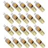ShenShuai Lampadina LED SMD 3014 LED 20 Pezzo G4 2W DC/AC 12V Lampadina LED Bianca Calda 2700-3200K Angolo del fascio 360 ° Engergiesparlampe