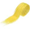 PATIKIL Strisce Pretagliate Tessuto Pelliccia Sintetica Peluche Giallo | 59 x 2 Nastro Pelliccia Sintetica Soffice, per Artigianato Natale e Halloween, Pelliccia Artificiale