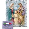 F.LLI BONELLA FRATELLI BONELLA - Quadro Sacra Famiglia Sagomato Vintage - Quadro Legno di Pioppo Spessore 8mm - Tela Sacra Famiglia Camera Da Letto 28.5 x 35.5 cm - 100% Made in Italy
