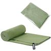 Generic Telo mare in microfibra da viaggio, palestra e campeggio, oversize, asciugatura rapida, super assorbente, 76,2 x 152,4 cm, verde militare