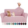 Ystyle Elasticizzato Copridivano 2 Posti Con Braccioli, Grigio Rosa | Universale Fodera Divano, Copridivani Antigraffio Gatto Antiscivolo Antimacchia, Moderno Sofa Cover Lavabile