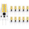 BVCL Lampadine LED G4 dimmerabili, 3W sostituiscono le alogene da 3W, CA 12-24V 300lm senza sfarfallio, confezione da 10(Natural white 4000K)