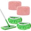 AffeGifts Cuffietta in Microfibra per Swiffer per Sweeper Mop, 4 Pacchetti in Microfibra e Chenilla Panni di Spazzatura Bagnati e Panni di Spazzatura Asciutti Cuscinetti Bagnati Lavabili Pulizia di Pavimenti