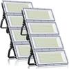 YIQIBRO Faretto LED da Esterno 400W 40000LM 4 in 1 Faro LED Esterno,2 Pezzi | IP67 Impermeabile Lampade LED con Trasformatore, 6500K Bianco Freddo Luce di Sicurezza Per Giardino Garage Fabbrica Stadio