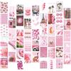Bymivofun Confezione da 50 Immagini Estetiche per Collage da Parete, Esposizione di Foto in Dormitorio, Stampe d'arte da Parete per la Stanza, Poster Murali Estetici Boho291