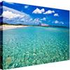 Wallazz Quadro su Tela Sardegna - Quadri Moderni Soggiorno - Cagliari, Sassari, Olbia, Alghero, Porto Torres, Maddalena - Stampa su Tela Canvas HD - Quadro Moderno Soggiorno - 50x100cm