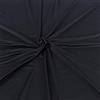 Generic Tessuto milliskin elasticizzato a 4 vie, super elastico da metro (nero)