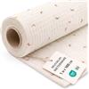Amazinggirl Mussola di Cotone al Metro Tessuto Leggero 1 M x 160 cm - Stoffa Morbida Traspirante per Cucire Copertina Runner Tavolo Abito Estivo Accessori Bimbi Oeko Tex Chiaro di luna