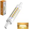 BVCL Lampadina R7S LED 78mm, Dimmerabile, Bianco Caldo 3000K, 5W LED Equivalenti R7S 78 mm 45w Lampadine Alogena,500LM,IC Corrente costante ha Lampadina Nessun strobo,AC100-230V