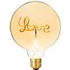 ATMOSPHERA CREATEUR D'INTERIEUR BOMBILLA GLOBO CON FILAMENTO DE LED LOVE E27 2W 100lm LUZ CALIDA ATMOSPHERA Ø12,5x17cm