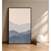 ComfortHome® Kairos Collection - Quadro Astratto Moderno per Arredo Design Contemporaneo - Carta 250 g/m² Satinata - Poster A2 42 x 59,4 cm Senza cornice