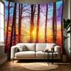 Generic Tappezzeria da Parete con Scena di Foresta - Decorazione per la Casa Ispirata alla Natura per Soggiorno, Camera da Letto, Ufficio