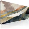 CheQuadro! Quadro astratto decorativo per parete, stile moderno Le Tonalit del paesaggio intelaiato pronto da appendere absh25-150x70 cm