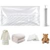 xolear Sacchetto Sottovuoto Materasso 220 X 100 CM, Trasparente Sottovuoto Vestiti con Pompa a Vuoto, Riutilizzabile Sacco per Materasso Adatto per Piumoni, Coperte, Traslochi, Viaggi