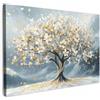 MuchoWow© Quadri Moderni Soggiorno Regali Decorazioni Natilizie Poster Da | 30x20 cm - Parete Muro Salotto Quadro Grande Con Cornice Stampe Su Tela Camera Da Letto Inverno - Albero della vita