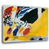 Printerland Quadro Moderno Soggiorno stile KANDINSKY impressioni Quadri moderni Astratti da Parete XXL grande Stampa su tela Canvas Decorazione Murale muro Arredo Camera da letto Cucina (15, 30x40 cm)
