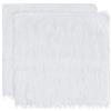 BENECREAT 2 pezzi di tessuto in pelliccia sintetica bianco, 25 x 25 cm, morbido peluche Shaggy, quadrati pretagliati, per gnomi, artigianato, costumi, tappeti, cuscini, cucito, decorazioni