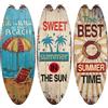 Awleynz 3 pezzi decorazione tavola da surf, 45,5 cm, decorazione murale per esterni, decorazione per piscina e mare, bar tropicali, decorazione per feste a casa
