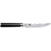 Shun KAI Shun Classic coltello da bistecca giapponese 12 cm lunghezza lama - Coltello damasco 32 strati nucleo VG MAX - 61 (±1) HRC - Manico in legno di Pakka - Made in Japan - Coltello da griglia