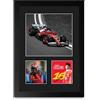 HWC Trading Charles Leclerc Ferrari Regali Stampati Autografo Firmato Immagine Per F1 Formula 1 Corse Tifosi - A4 Ritratto Incorniciato (ID-009257)